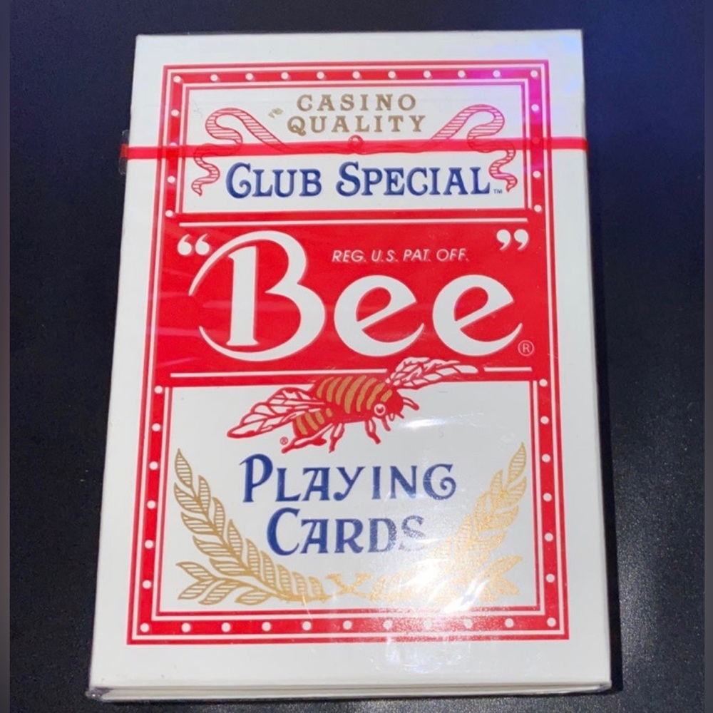 Club Special Bee Playing Card Products toy playing cards blue and red color gift